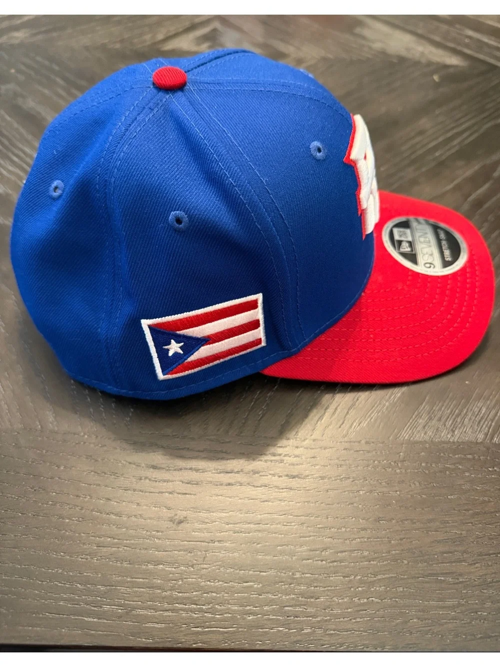 New Era Blue and Red Puerto Rico WBC 9FIFTY Stretch-Snap Cap